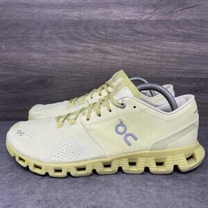 On Cloud X Running Shoes Womens Size 10 Yellow Sneakers